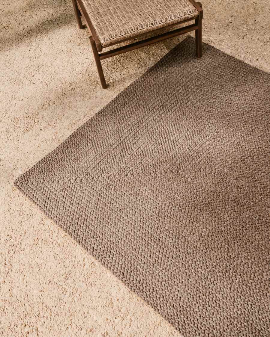 Rug Despas in synthetic fibers beige 160 x 230 cm
