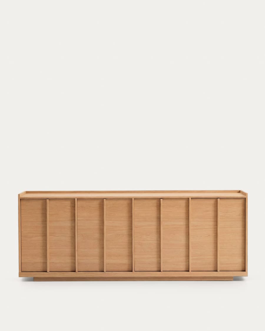 Onix sideboard with an oak veneer in a natural tone finish, 200 x