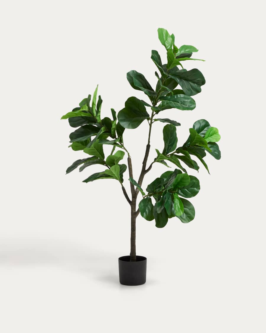 Koraalblad Kunst Hangplant Donkergroen 80cm