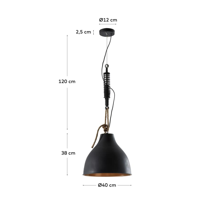 Sadie pendant lamp black