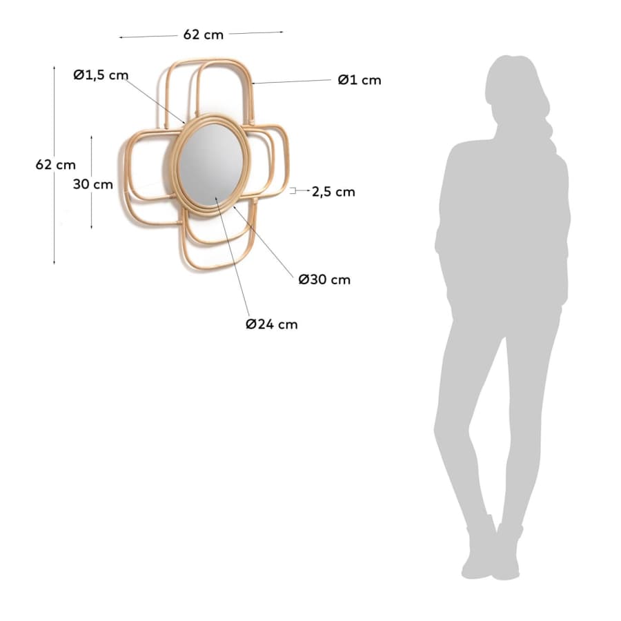 Maeve mirror 62 x 62 cm