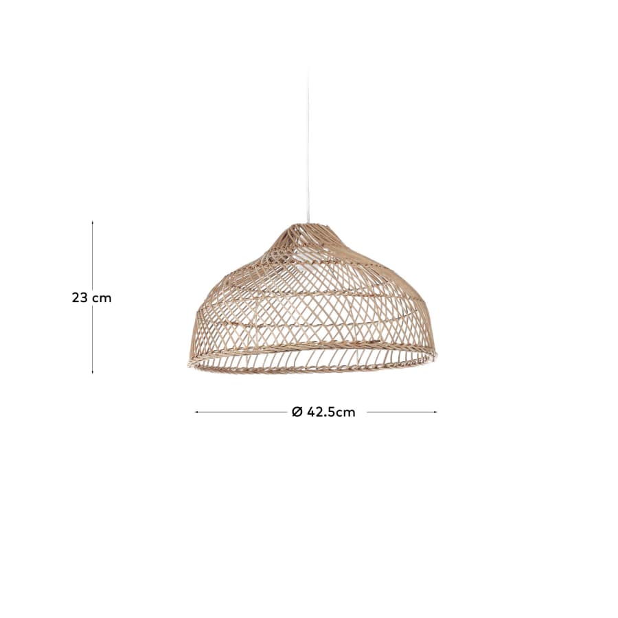 Lampenschirm für Lampe Dyara 100% Rattan Ø 41 cm