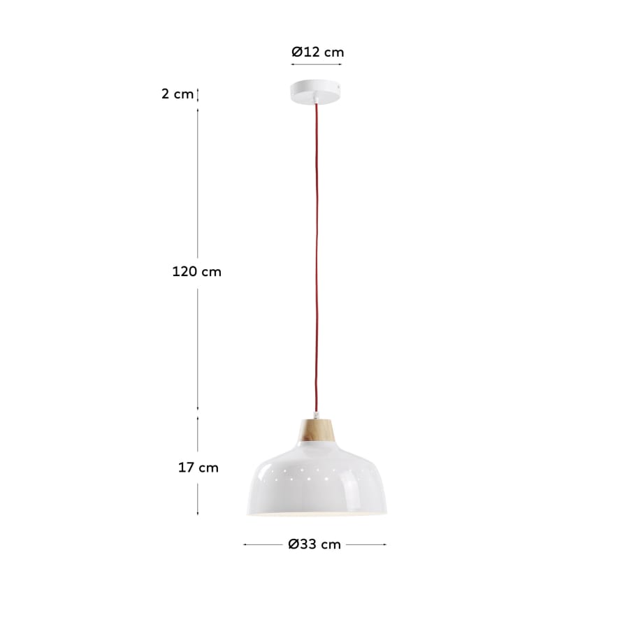 Bits pendant lamp white