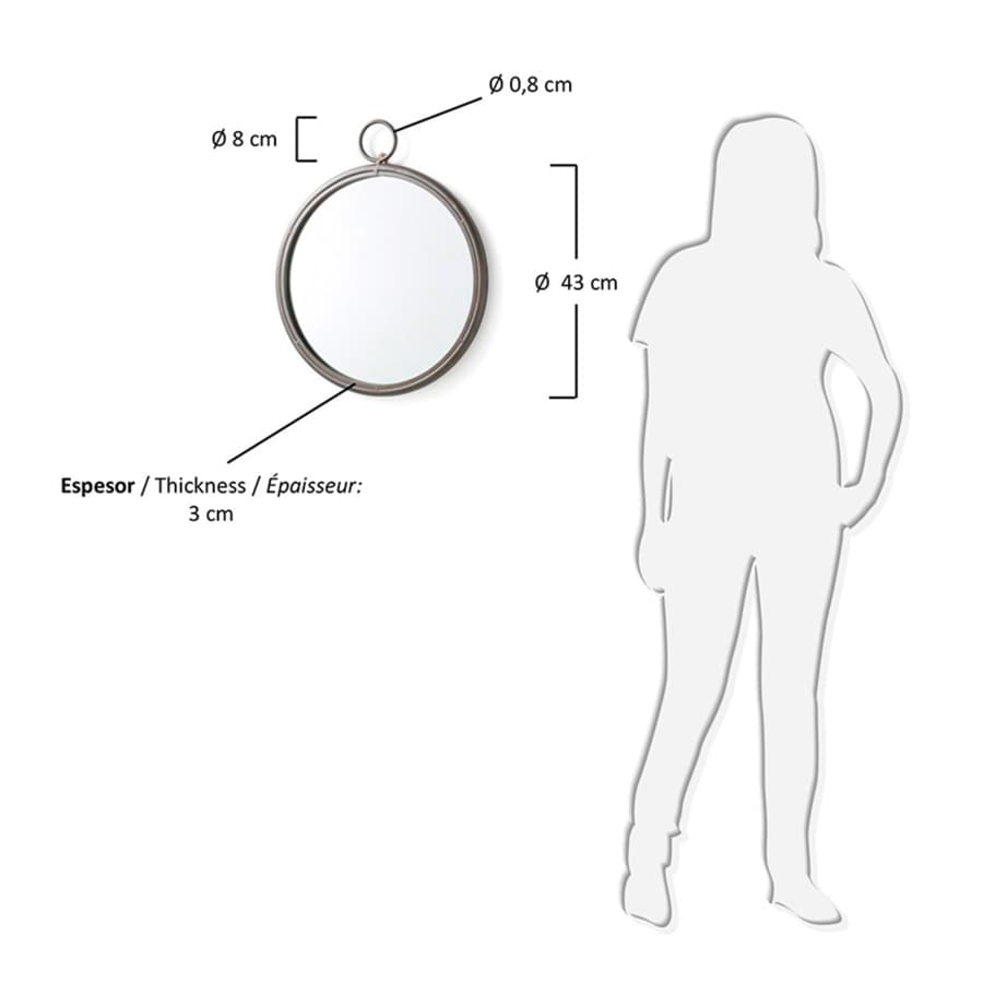 Emylena Spiegel, 43x51 cm