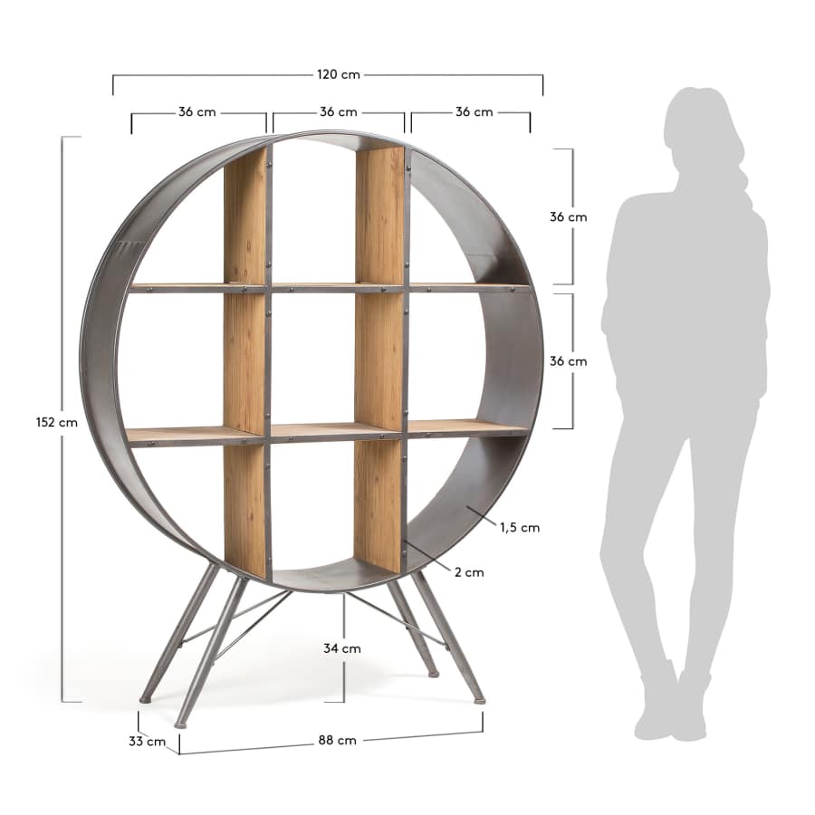 Étagère Halie 120 x 152 cm