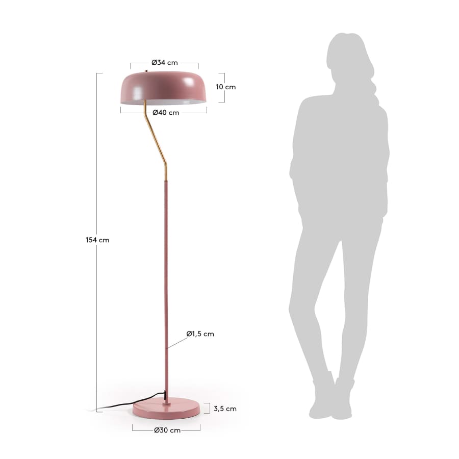 Verse stehlampe rosa