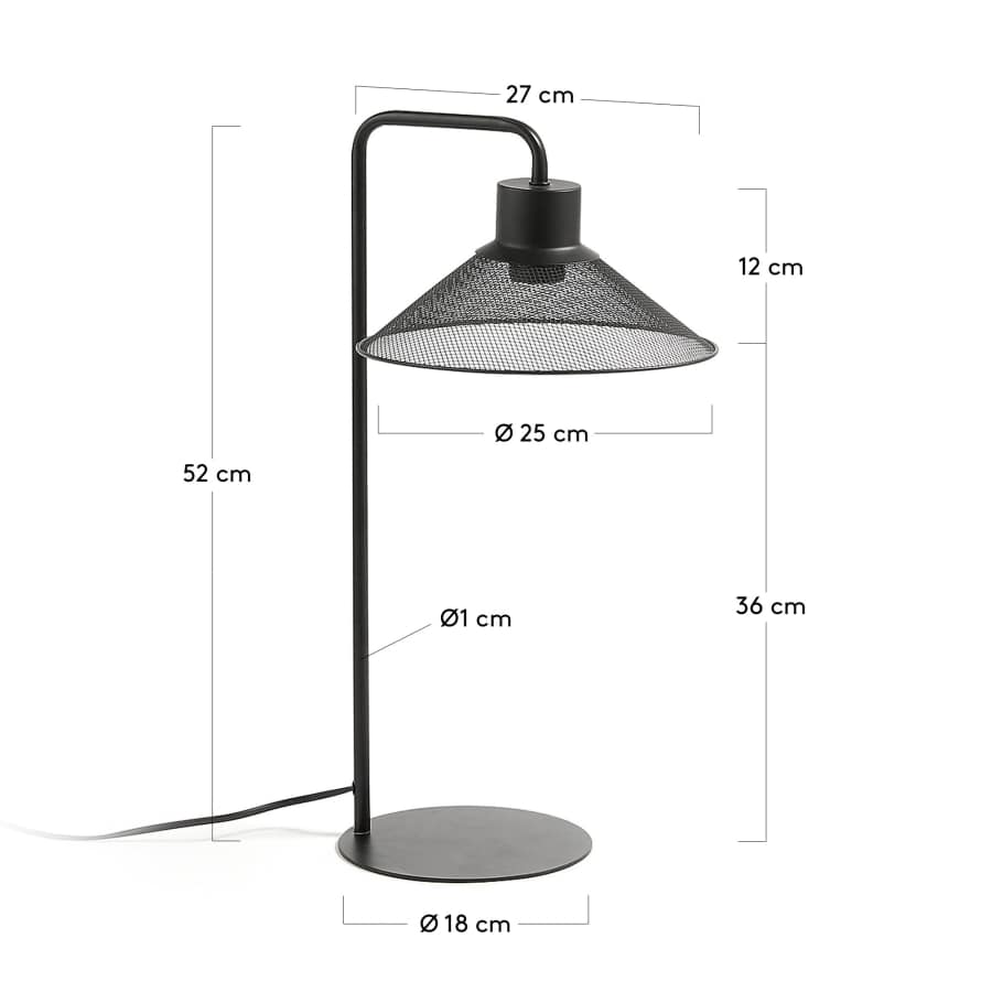 Mody table lamp black