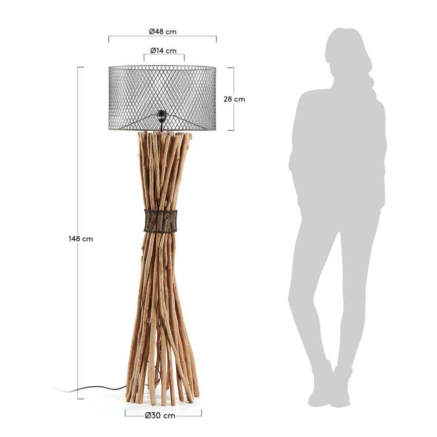 Lampada da terra Namia