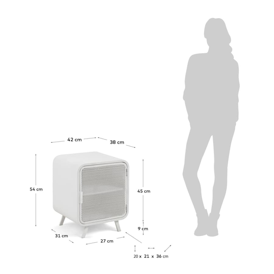 Rita  42 x 54 cm bedside table