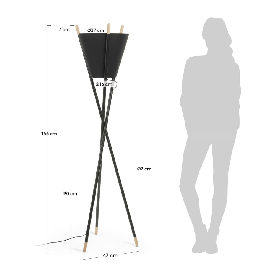 Luminária de piso Sophia