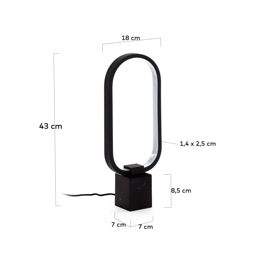 Lampada da tavolo Cinta