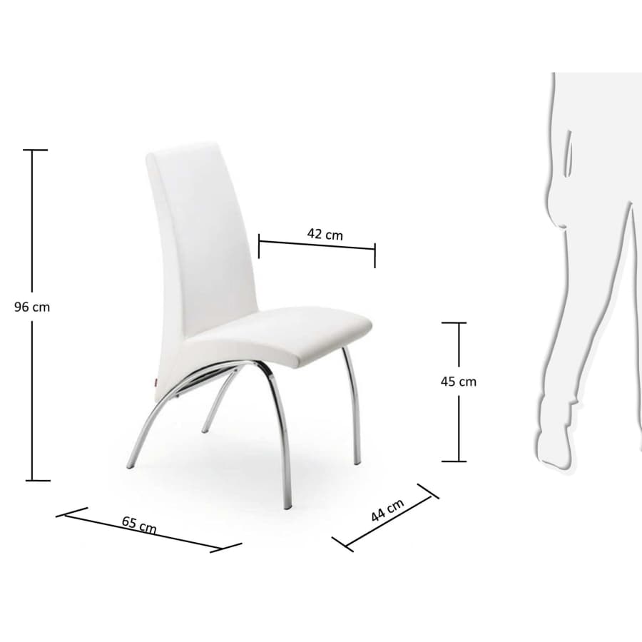 Zana chair white