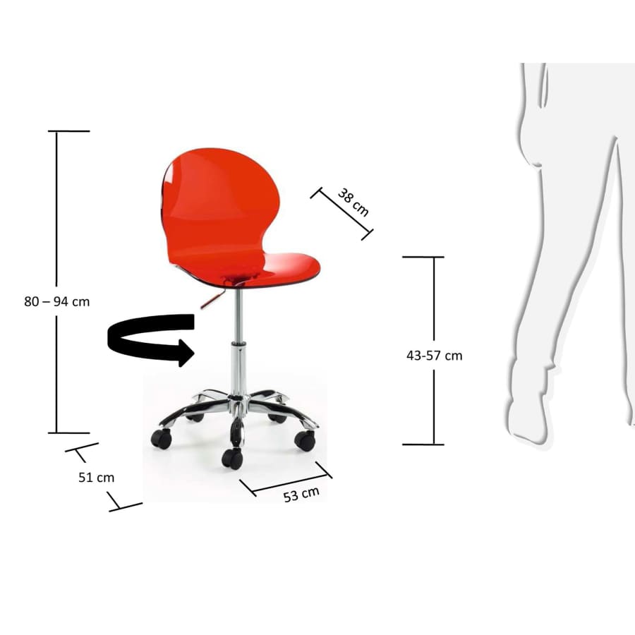 Gota chair, red