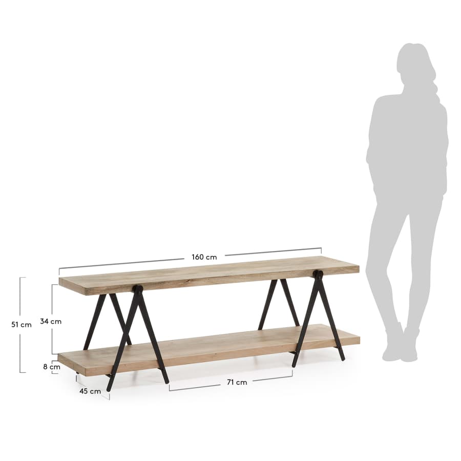 Mueble TV Morgan 160 x 51 cm