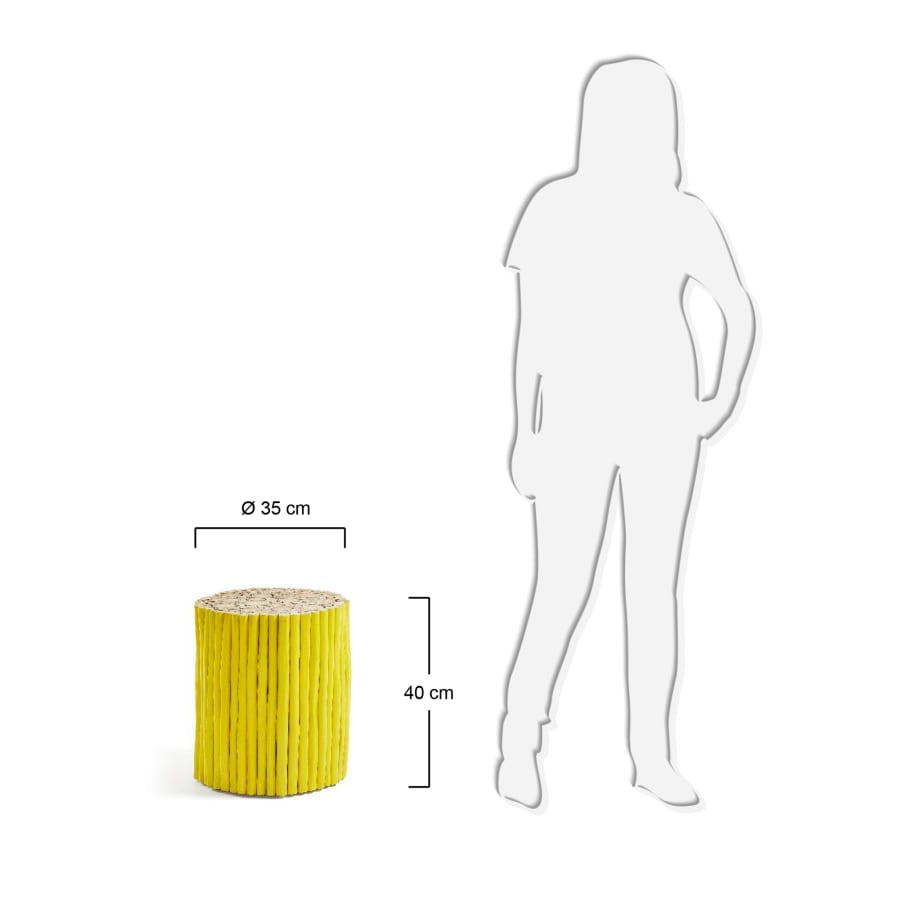 Filip Beistelltisch, gelb