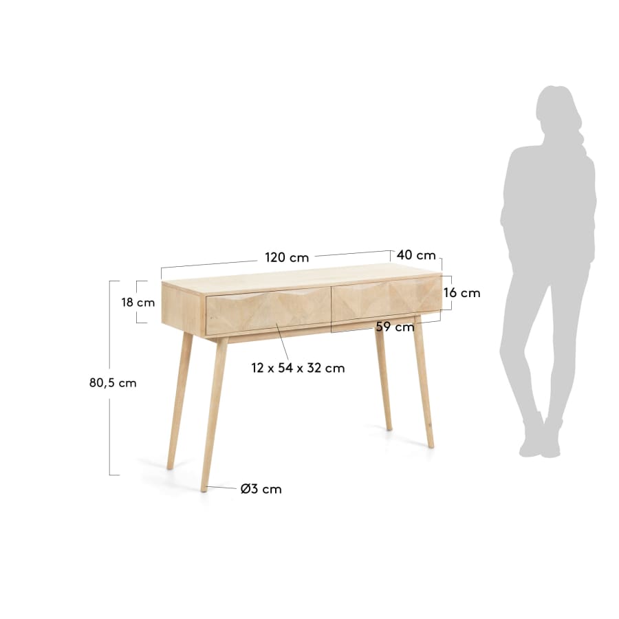 Console table Sarah 120 x 80,5 cm