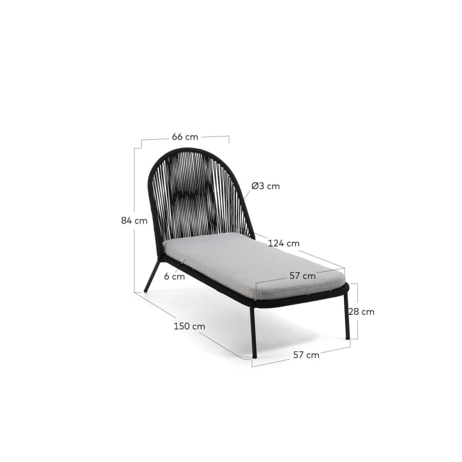Chaise longue Shann