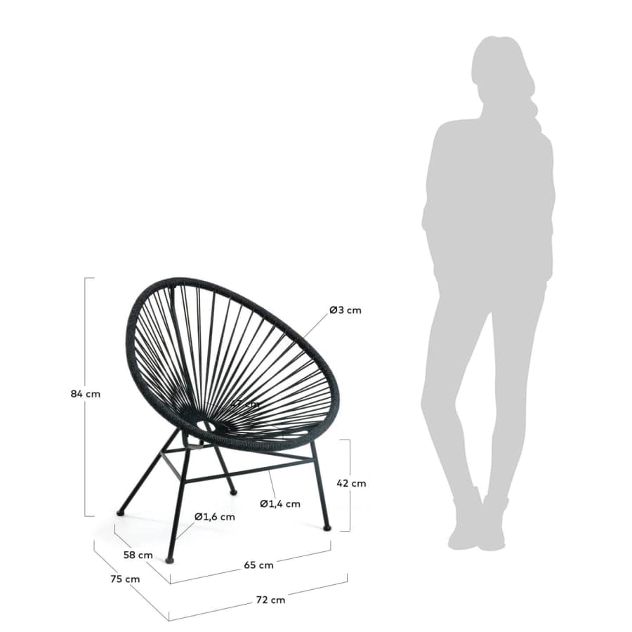 Samantha Sessel schwarz