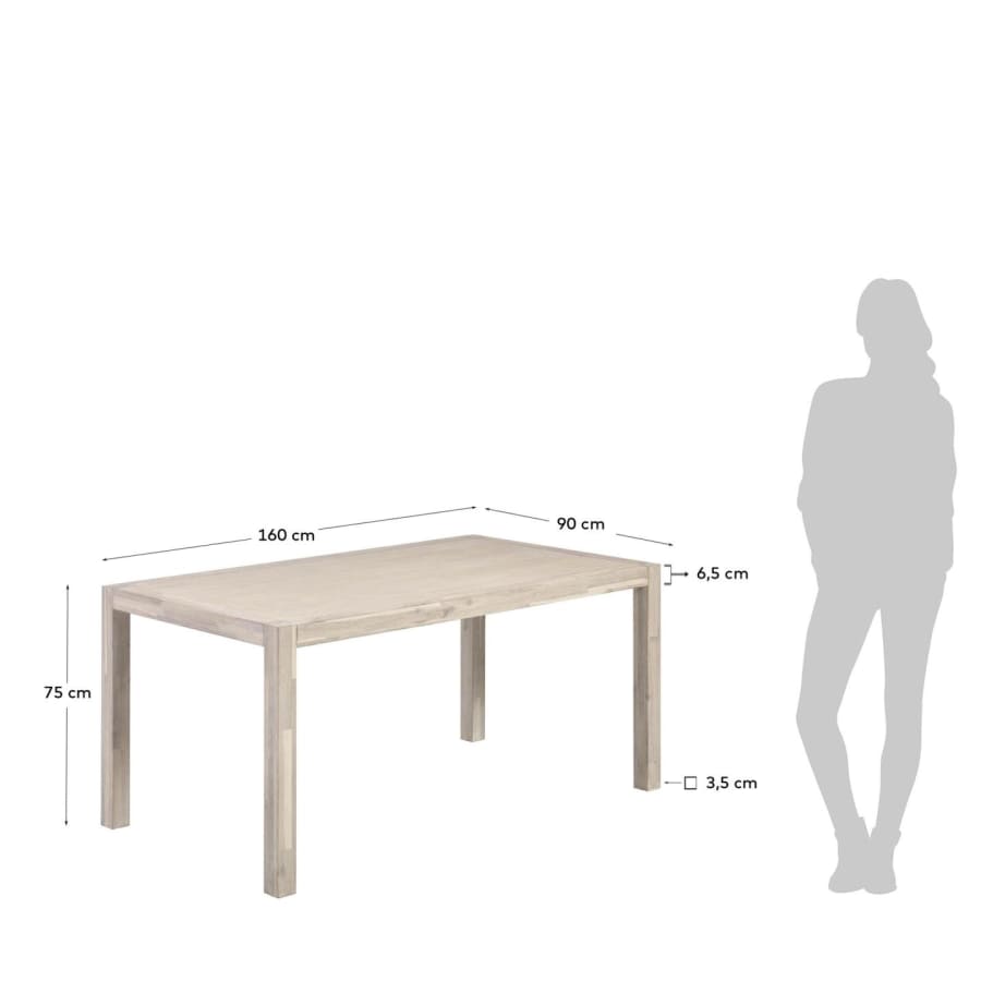 Alen table 160 x 90 cm
