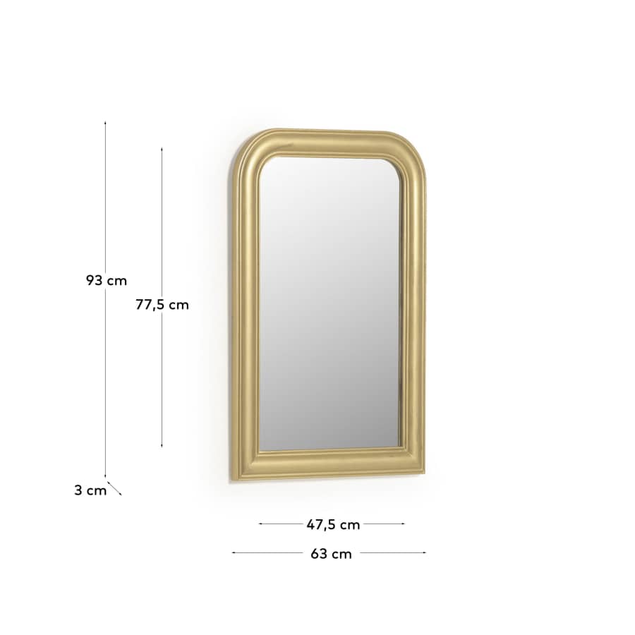Adinoshika golden mirror 63 x 93 cm