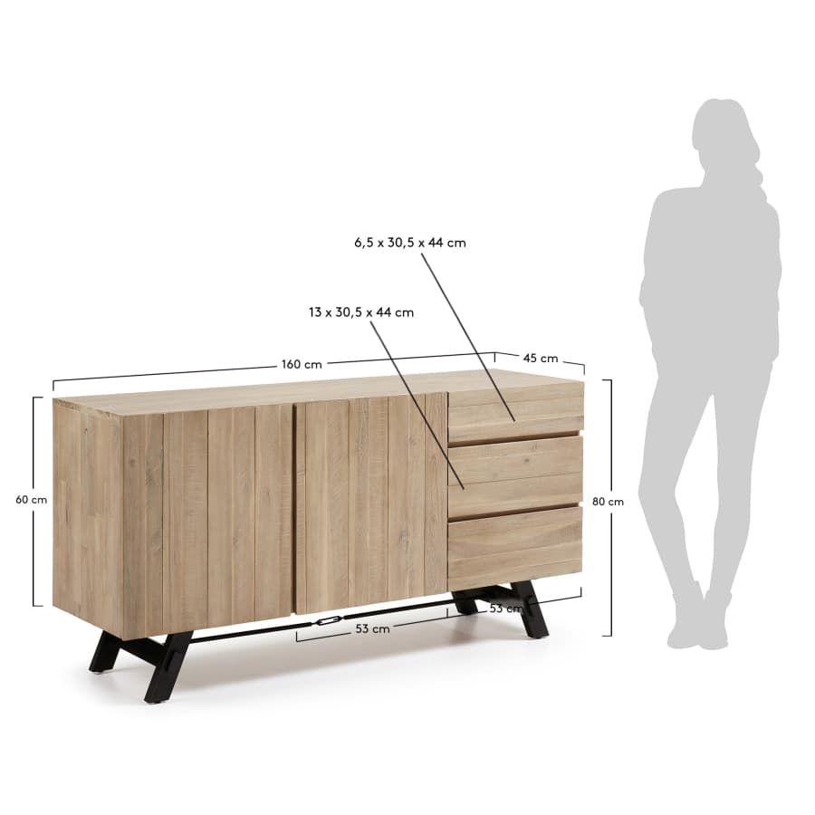 Tiva sideboard 160 x 80 cm