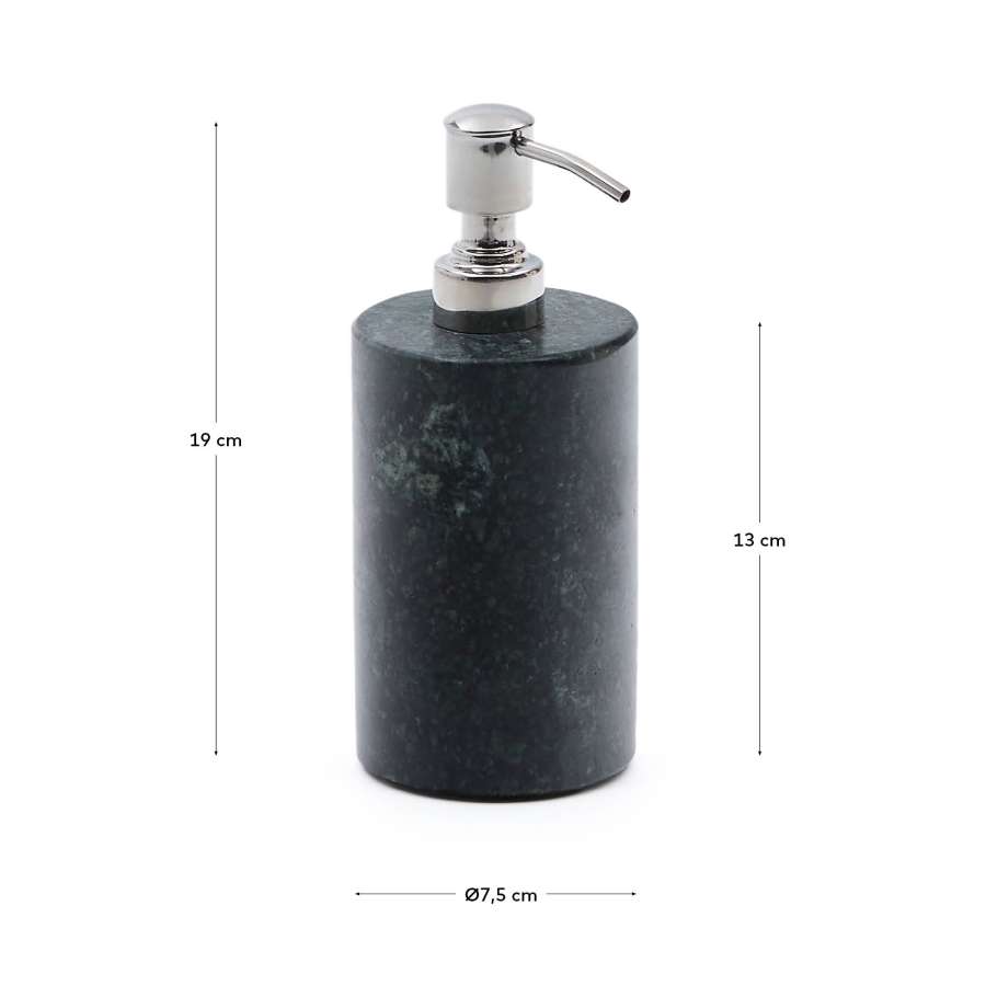 Elenei green marble soap dispenser