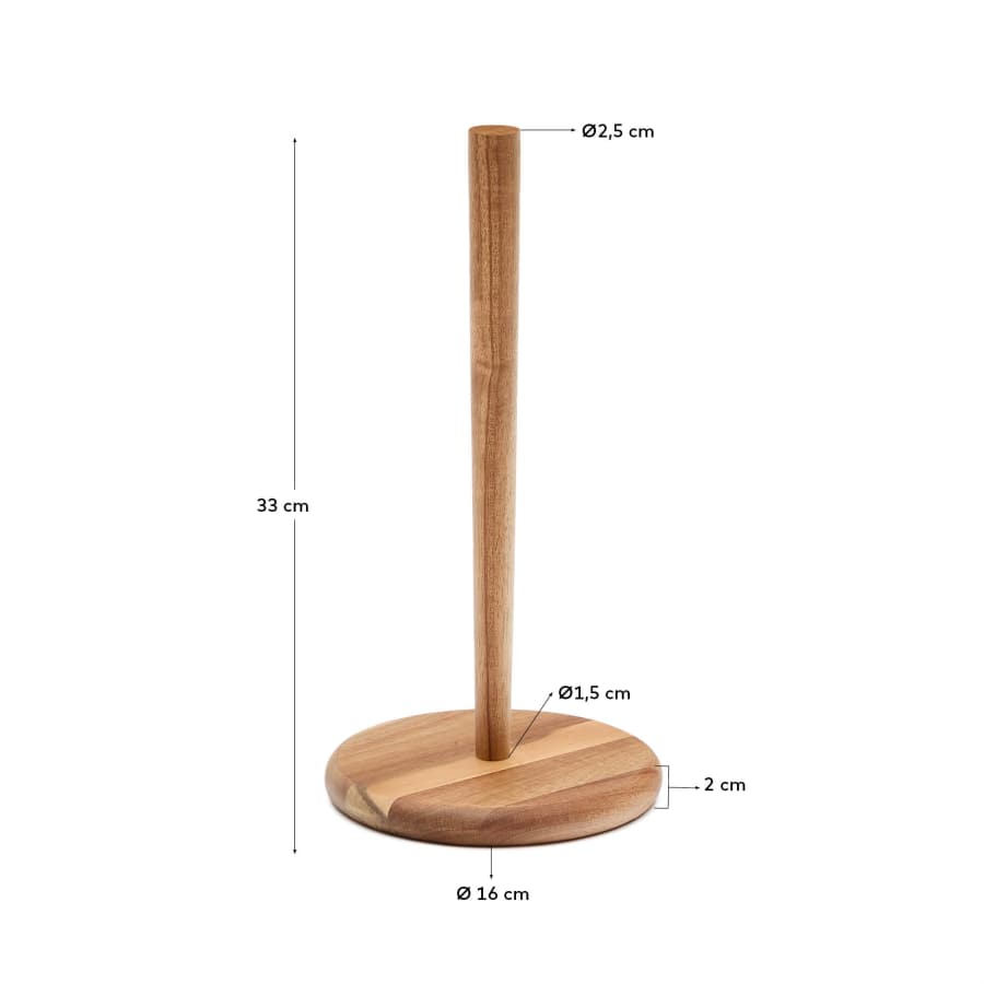 Teppa kitchen roll holder made of acacia wood FSC 100%