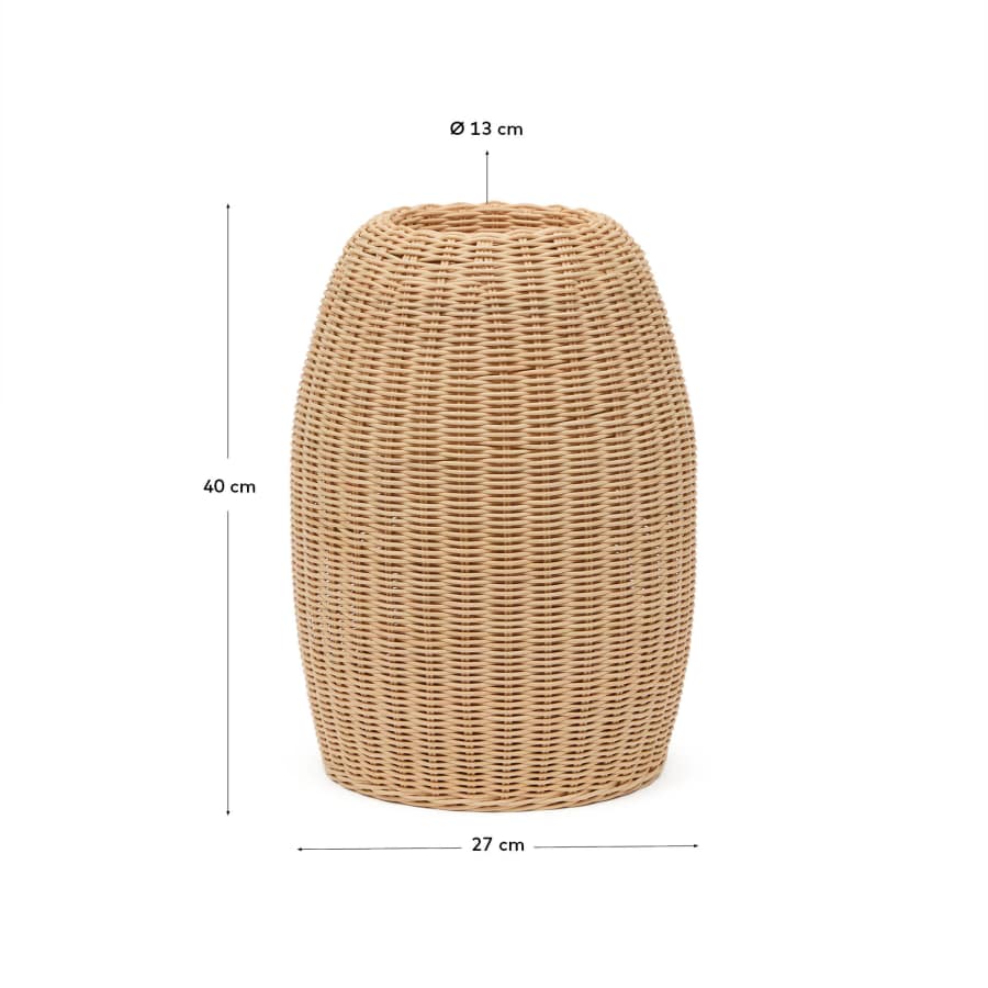 Vaso in rattan Zilna 40 cm