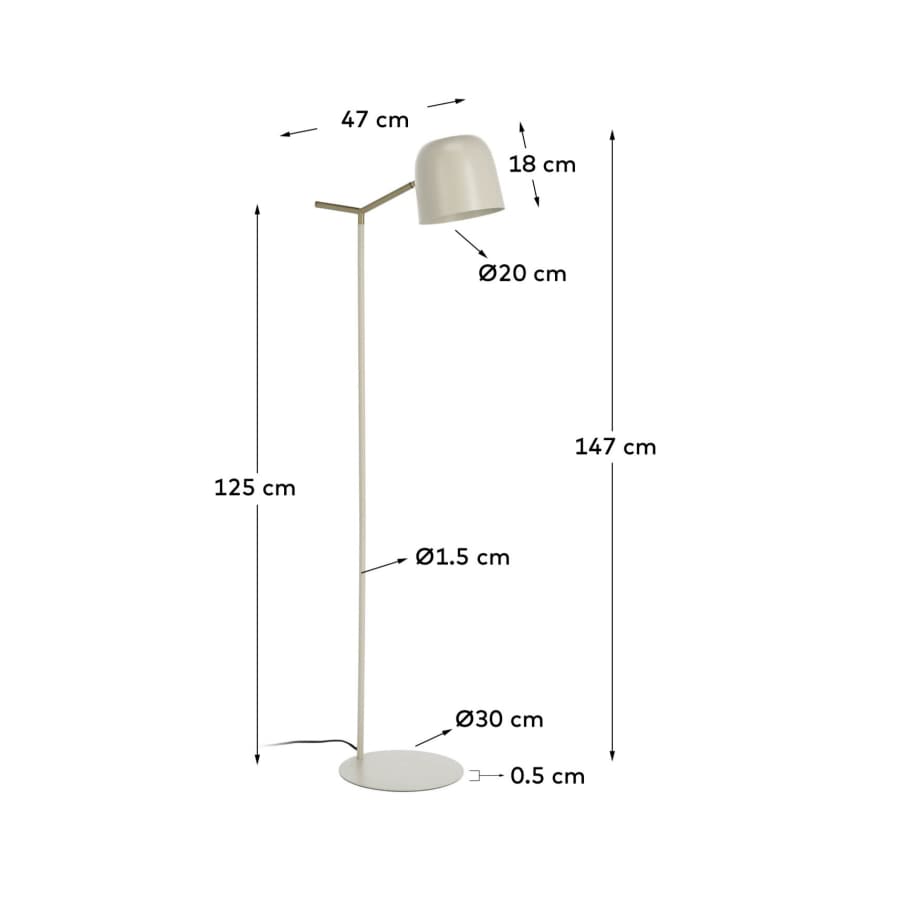 Lampada da terra Alish