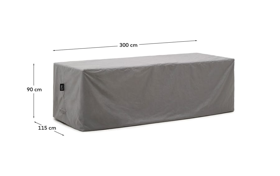 Housse de protection Iria pour mobilier d’extérieur max. 300 x 115 cm