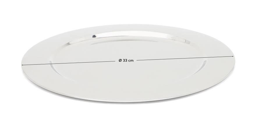 Nirela set of 2 stainless steel underplates