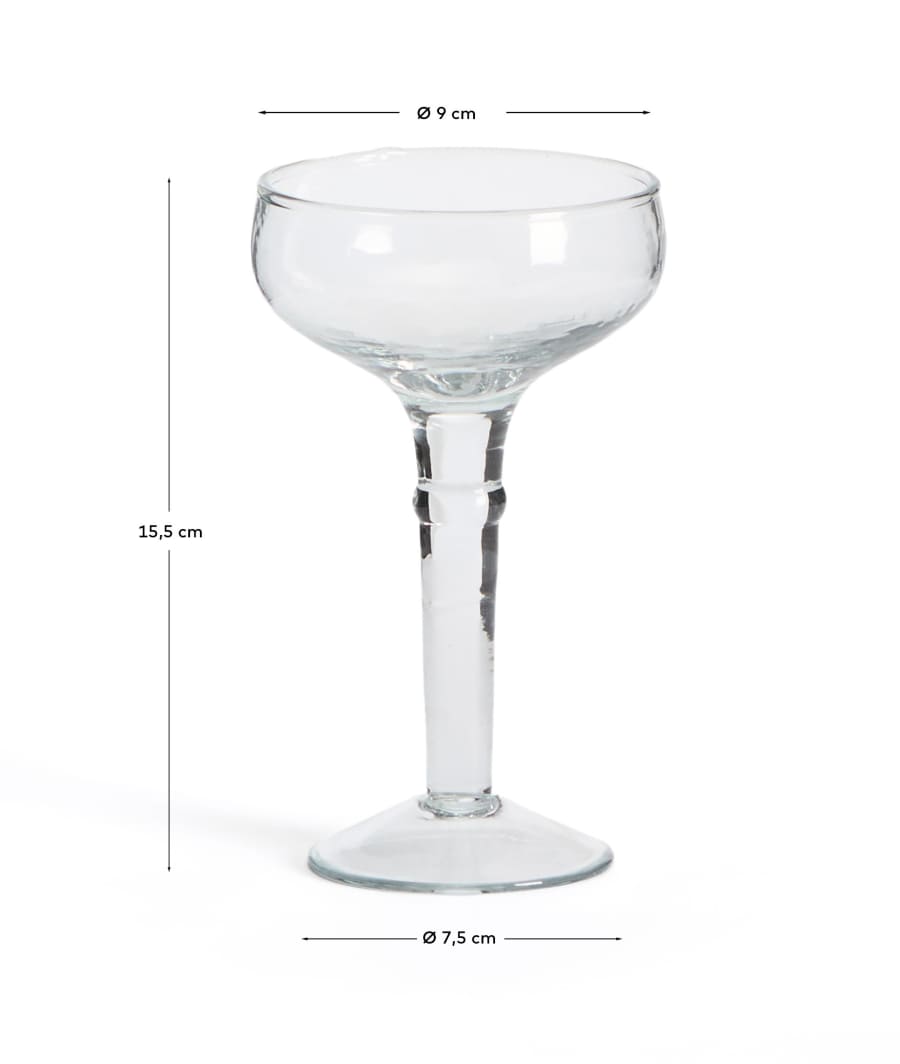Vinea wine glass made of recycled glass