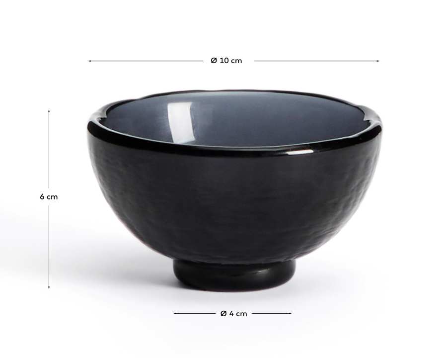 Sileia small bowl made of blue recycled glass