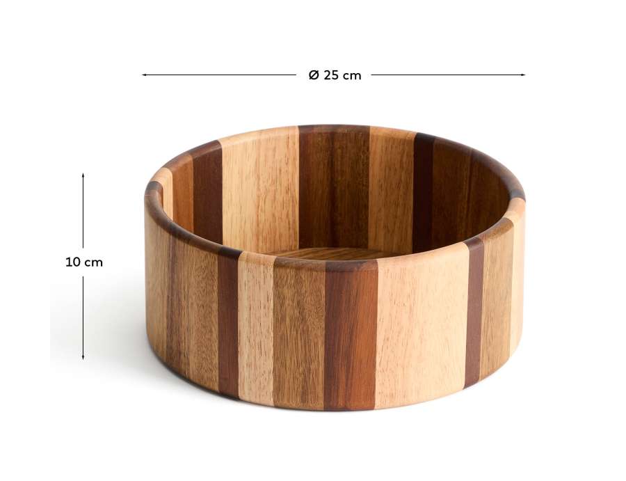 Nover bowl in acacia wood FSC 100%