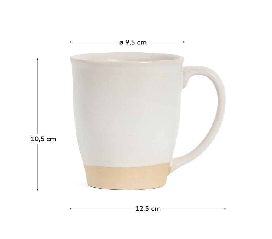 Tasse Azir en céramique beige