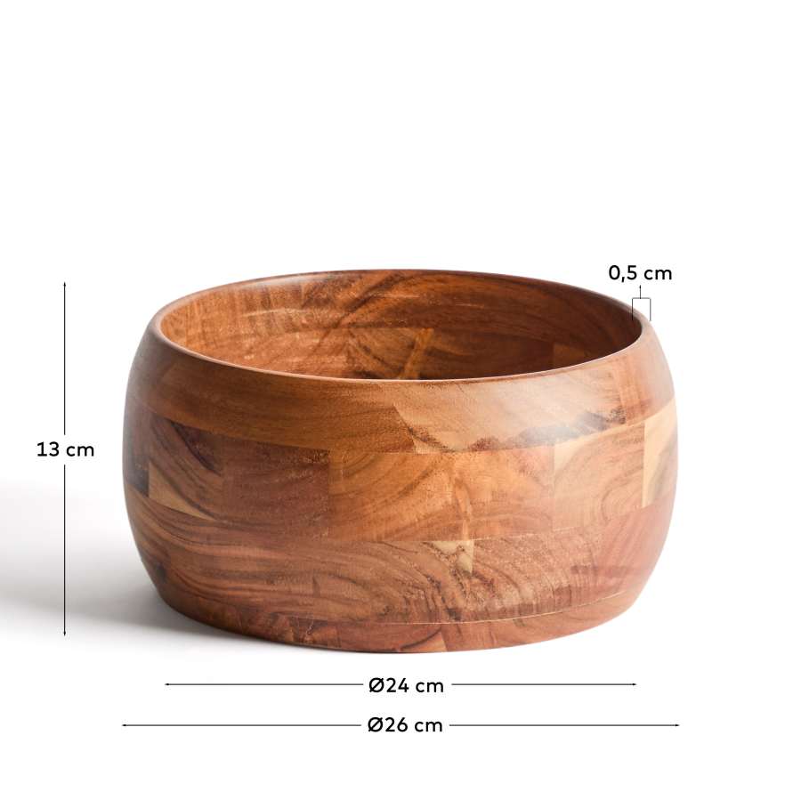 Große Schale Malor aus Akazienholz