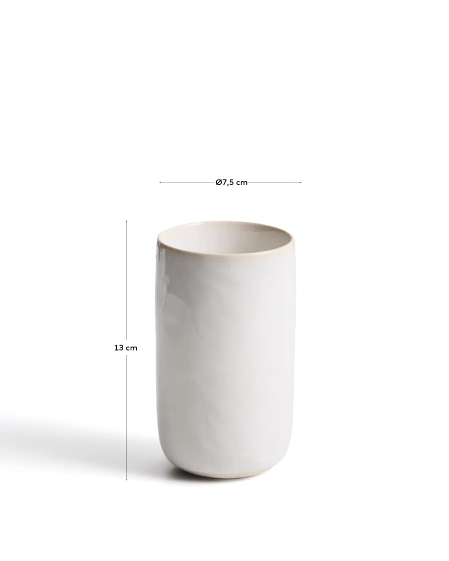 Uilo white ceramic mug