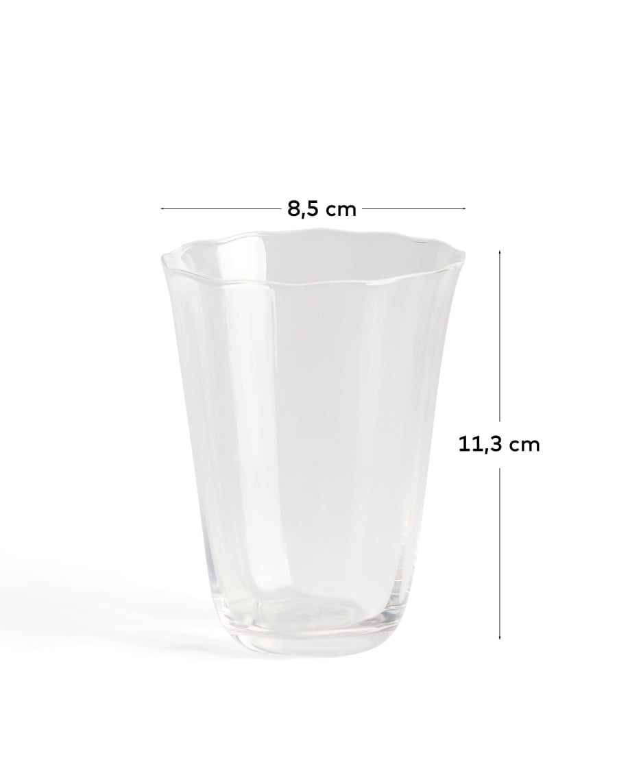 Neia clear glass cup, 14.5 cl