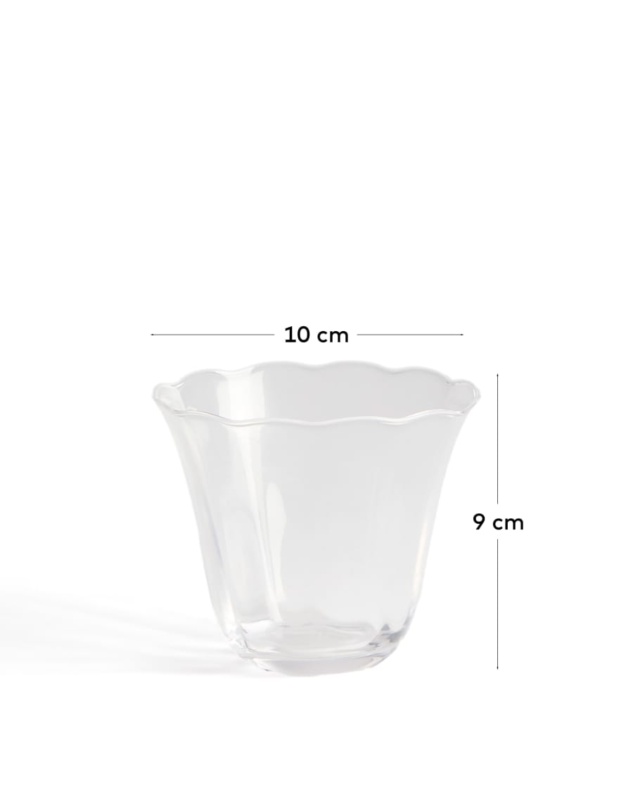 Neia clear glass cup, 23 cl