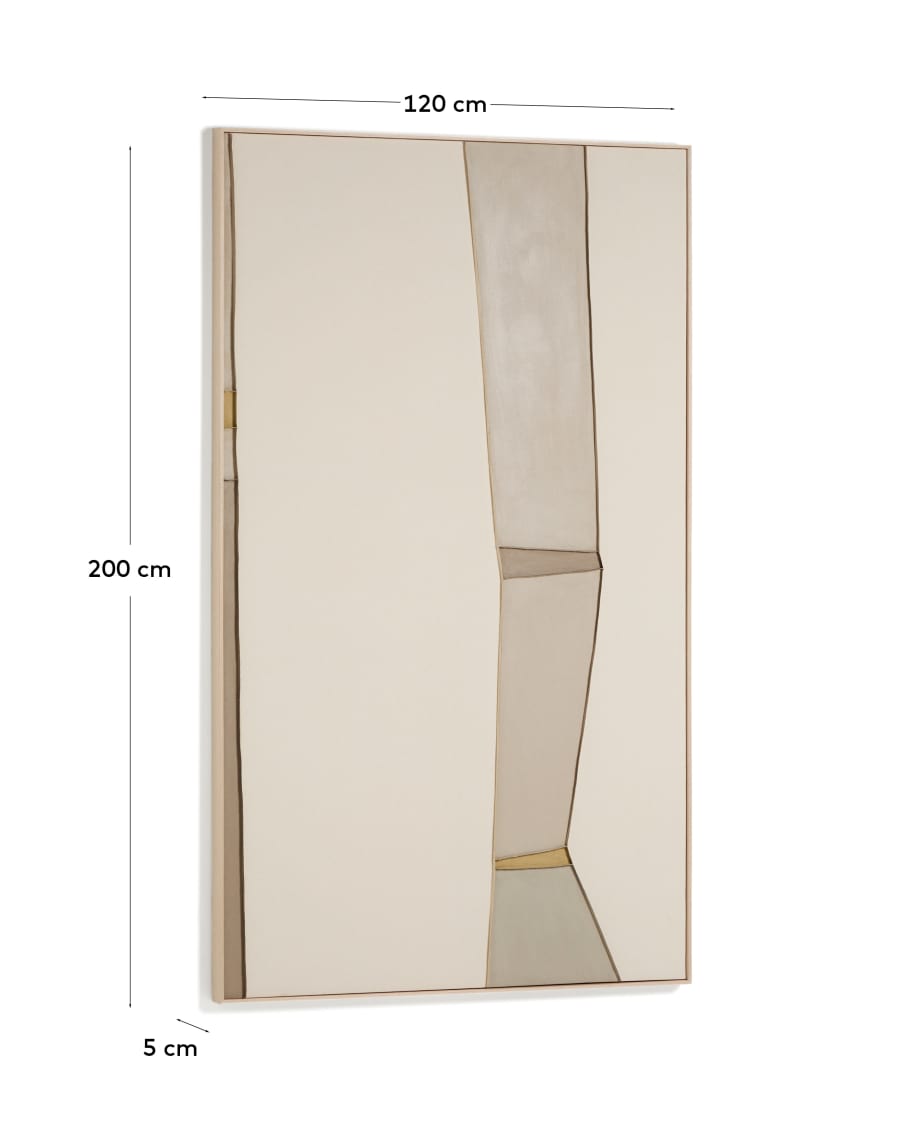 Abstraktes Bild Deravia, 120 x 200 cm