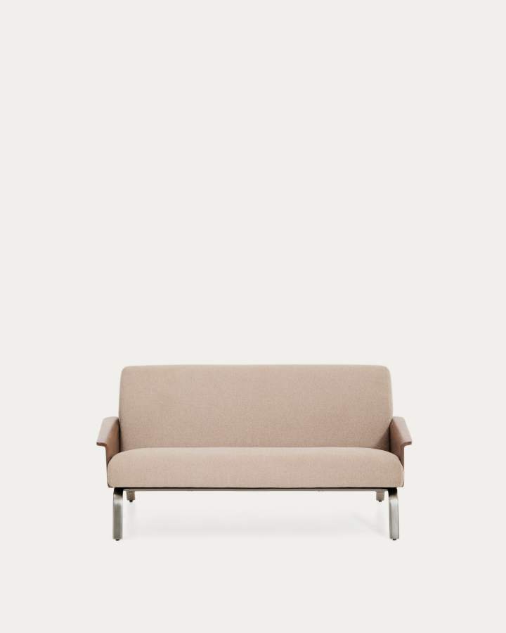 Canapé Amsen coloris brun clair, 2 places, 165 cm