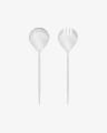 Crisps 2-piece cutlery set for salad silver