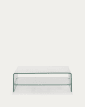 Burano glass coffee table 110 x 55 cm