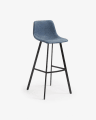 Alve barstool dark blue height 65 cm.