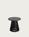 Jeanette Ø 50 cm black side table