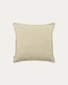 Fodera per cuscino Blok in lino bianco 45 x 45 cm