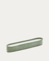 Sapira Ceramic Candle in Green, 6 x 34.5 cm