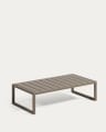 Couchtisch Comova 100% outdoor aus Aluminium grün 60 x 114 cm