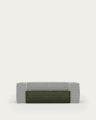 Blok sofa seat green corduroy 150 x 70 cm