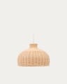 Lampenschirm Ennia aus Rattan mit hellem Finish Ø 38 cm